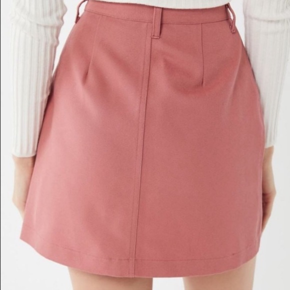 NWT-Urban Renewal vintage Mauve pink Denim Skirt-Sz S - Picture 2 of 5